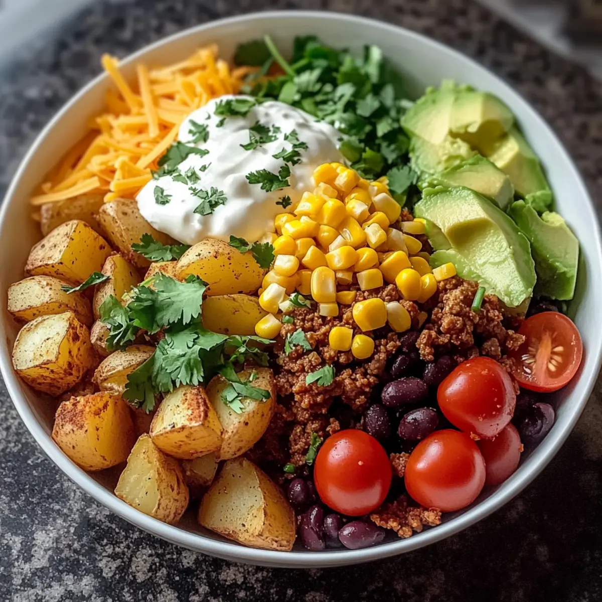 Potato Taco Bowl