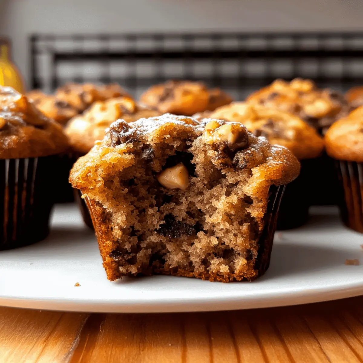 Fluffy Banana Bread Muffins