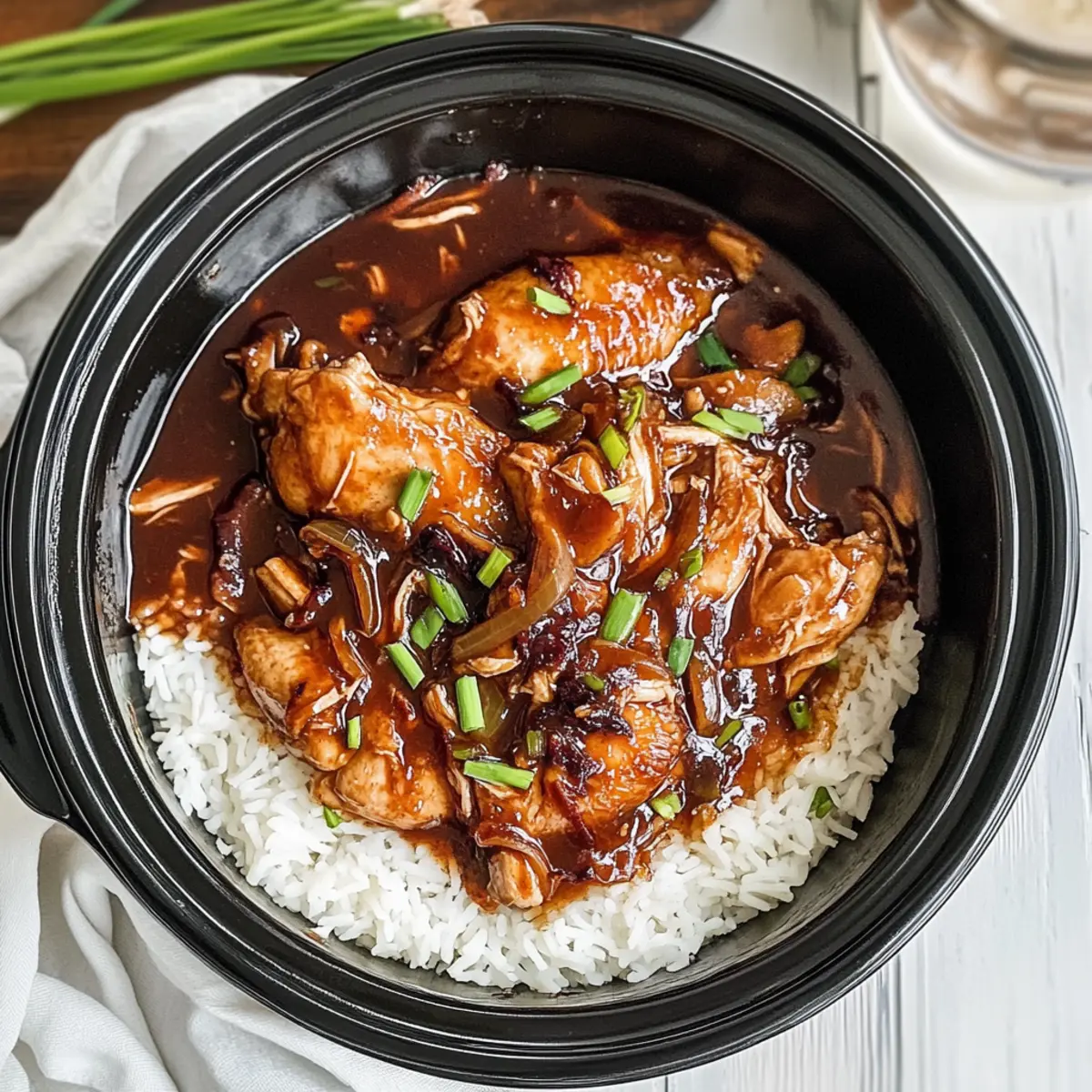 Crock Pot Bourbon Chicken