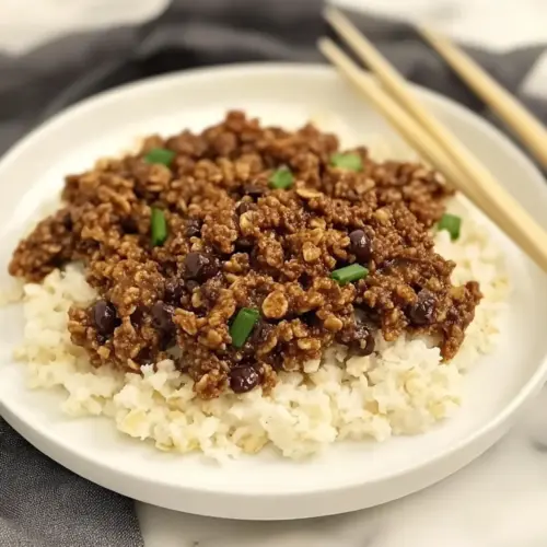 Korean Ground Beef Bowl