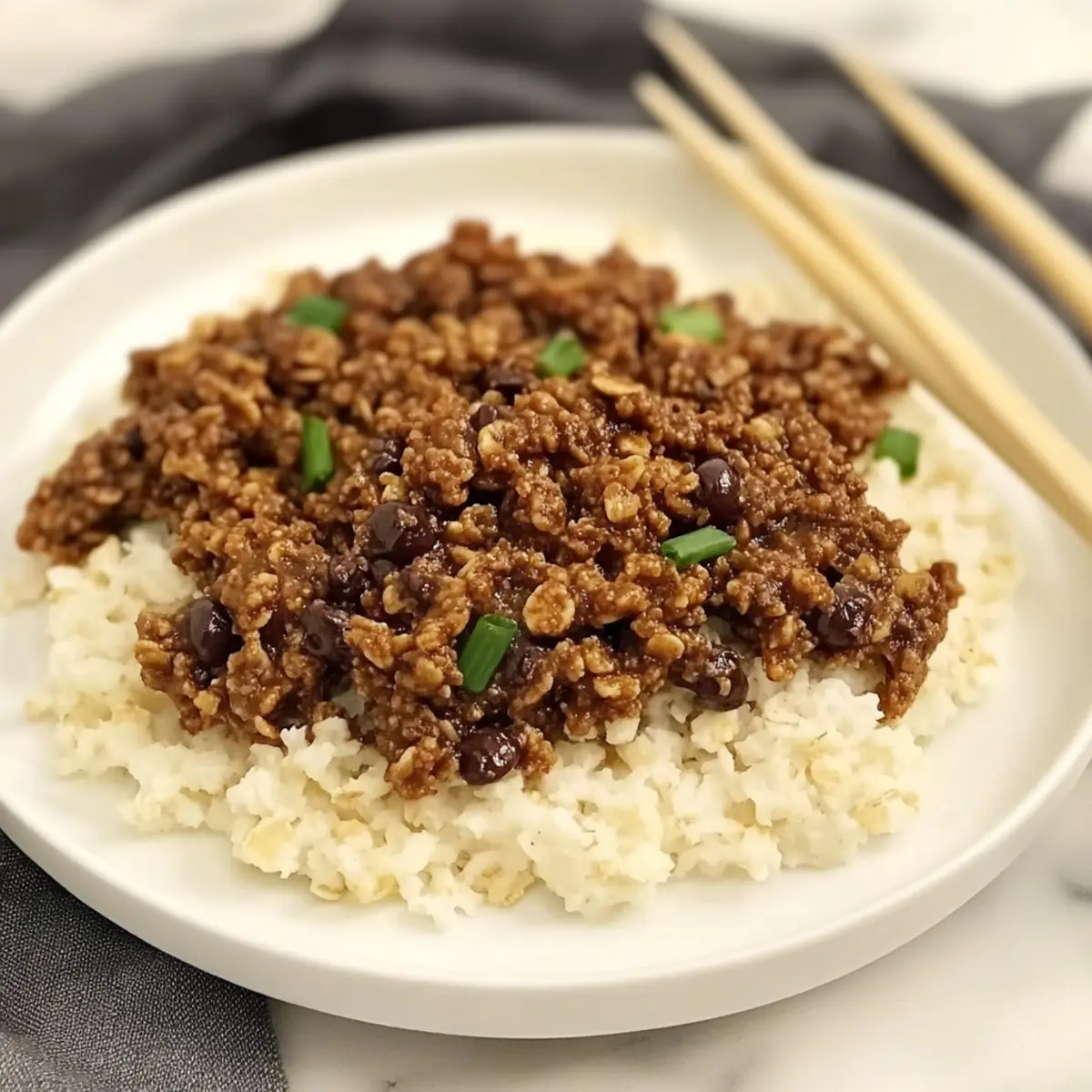 Korean Ground Beef Bowl