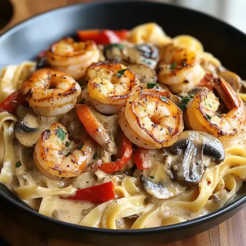 Blackened Shrimp Stroganoff