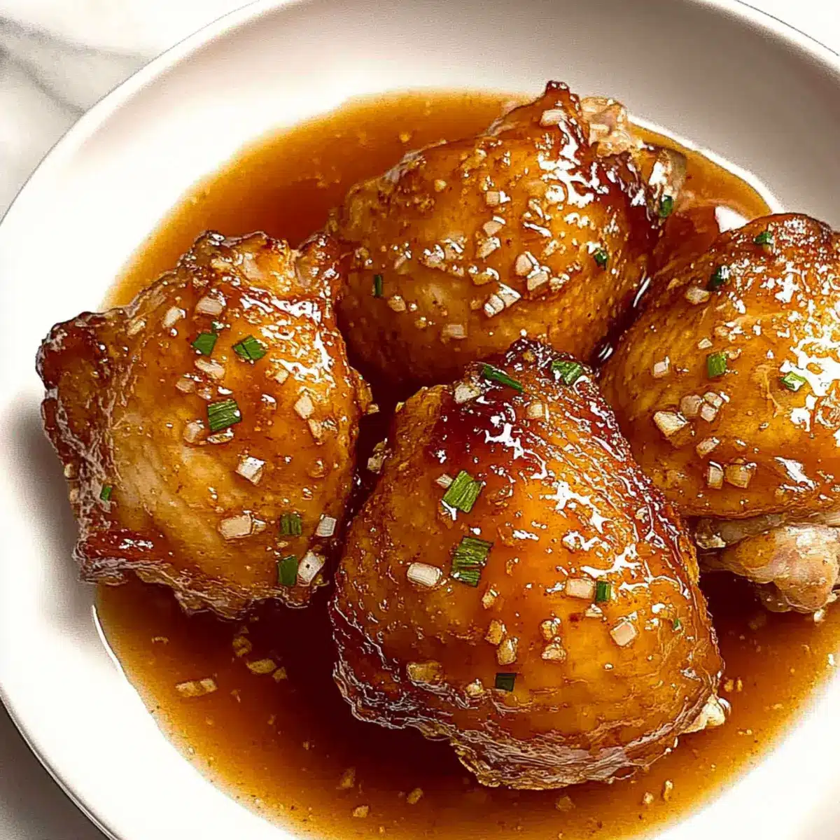 Honey Garlic Chicken Thighs