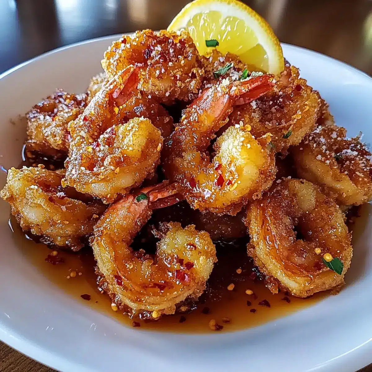Hot Honey Fried Shrimp