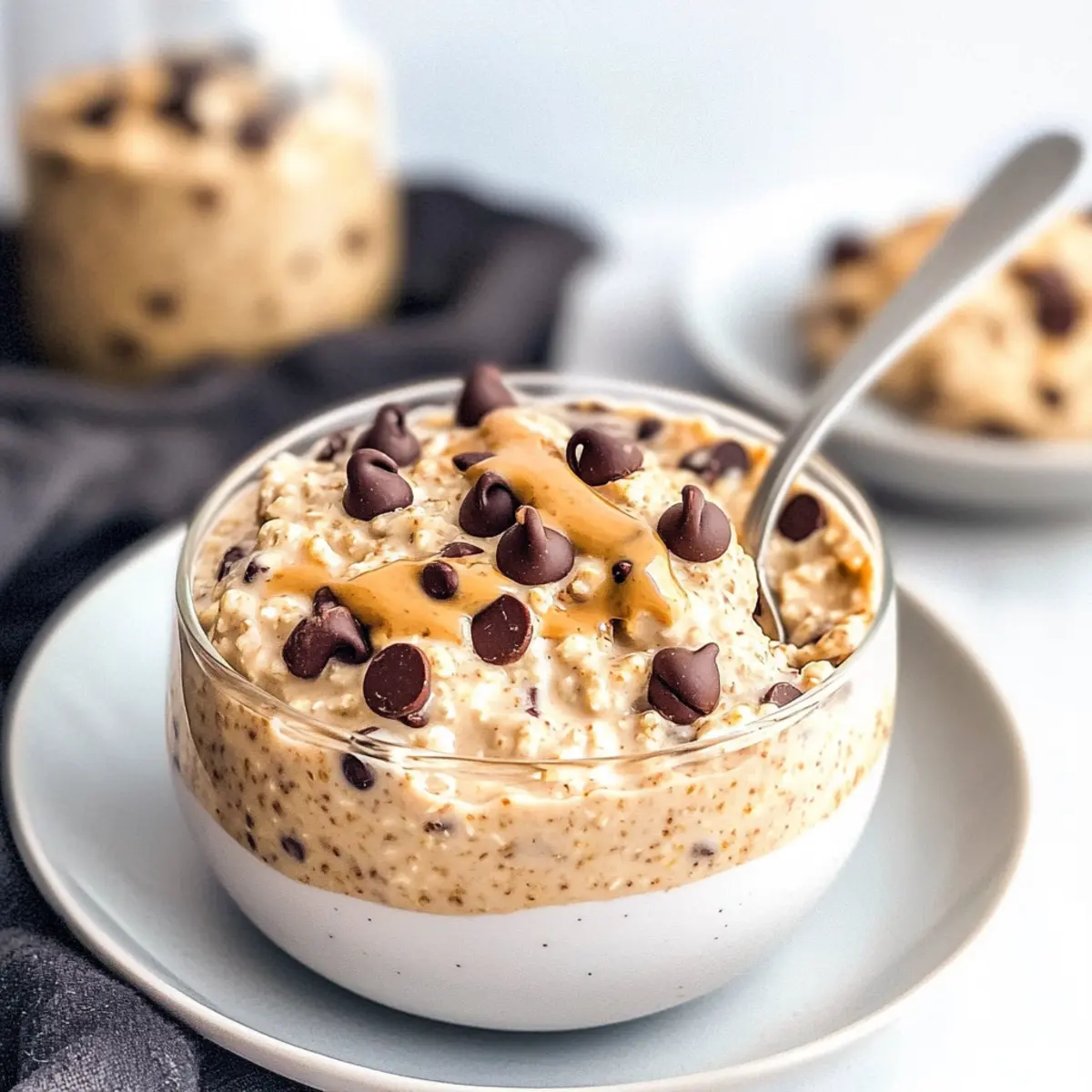 Cookie Dough Overnight Oats (vegan, gluten free)