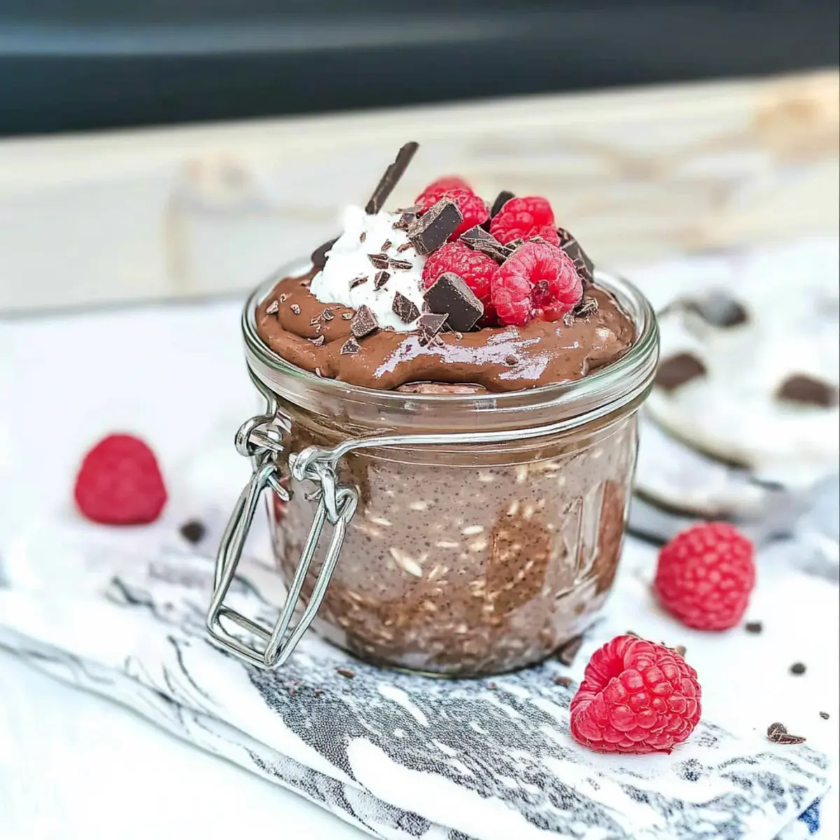 Brownie Batter Overnight Oats
