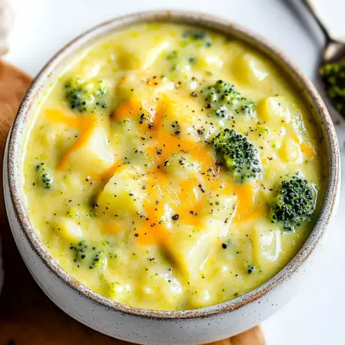 Broccoli Potato Cheese Soup