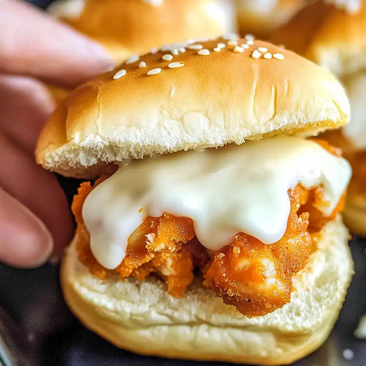 Buffalo Chicken Sliders