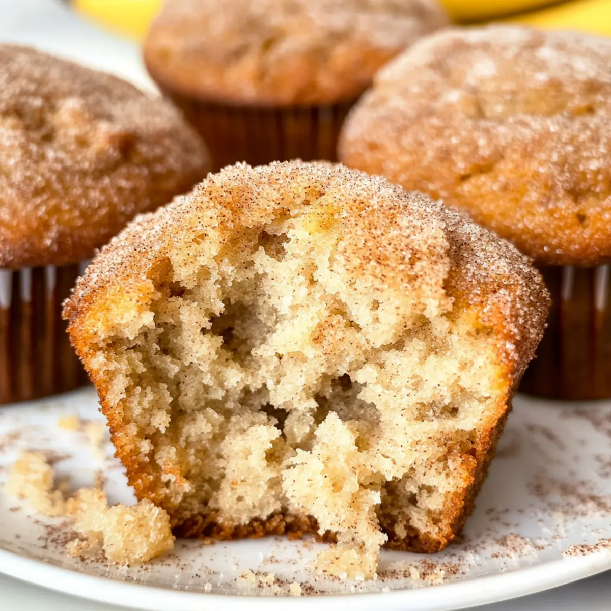 Cinnamon Banana Bread Muffins