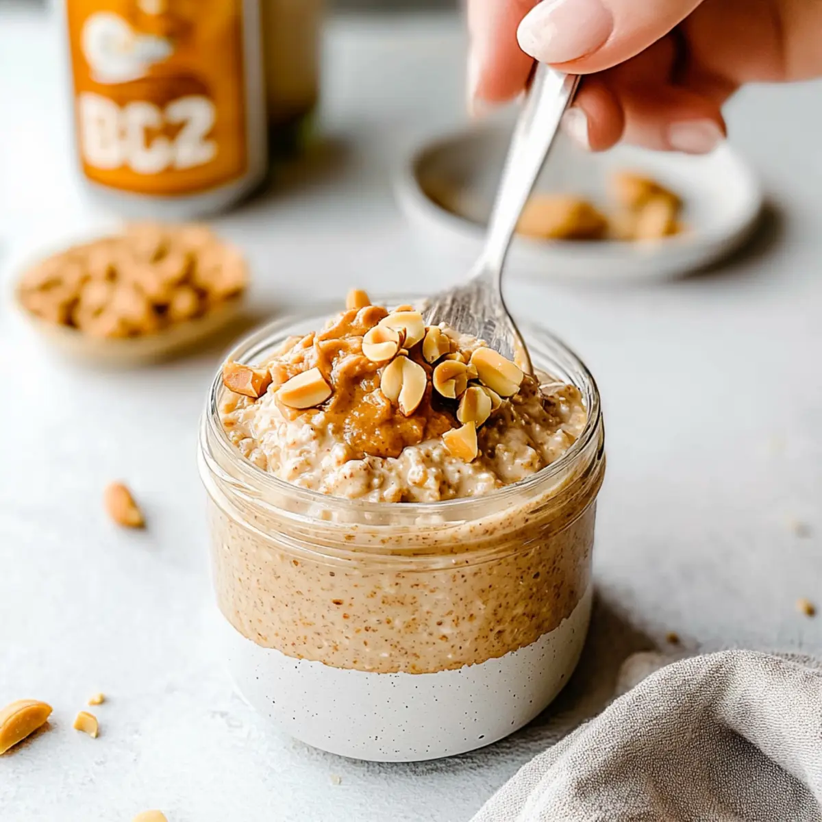 PB2 Overnight Oats