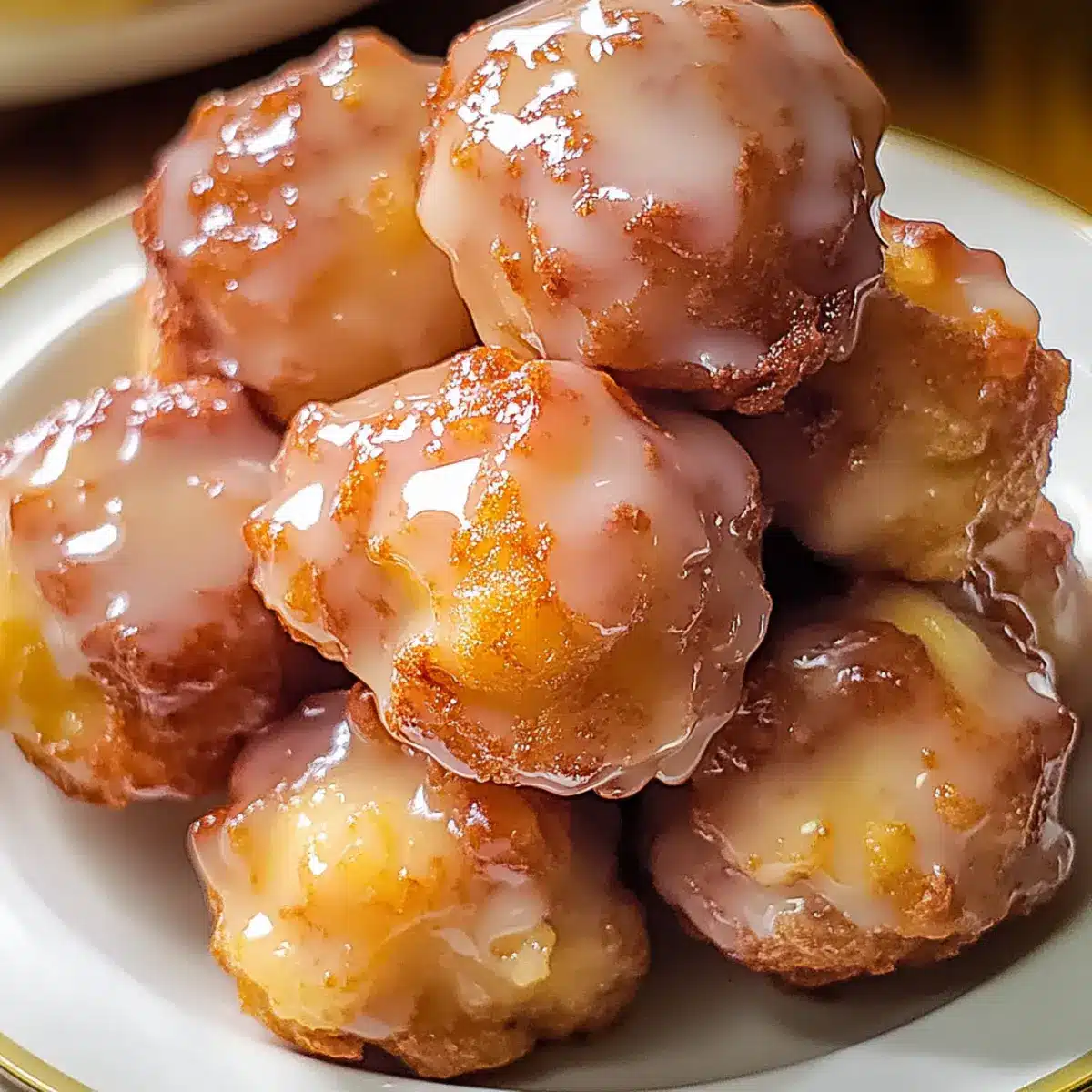 Apple Fritter Bites