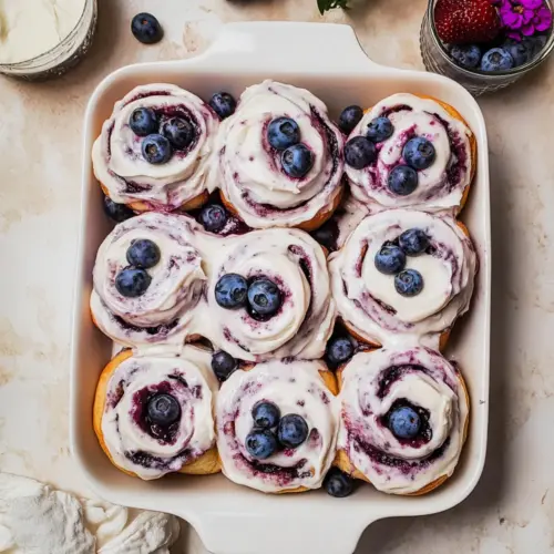 Blueberry Cinnamon Rolls