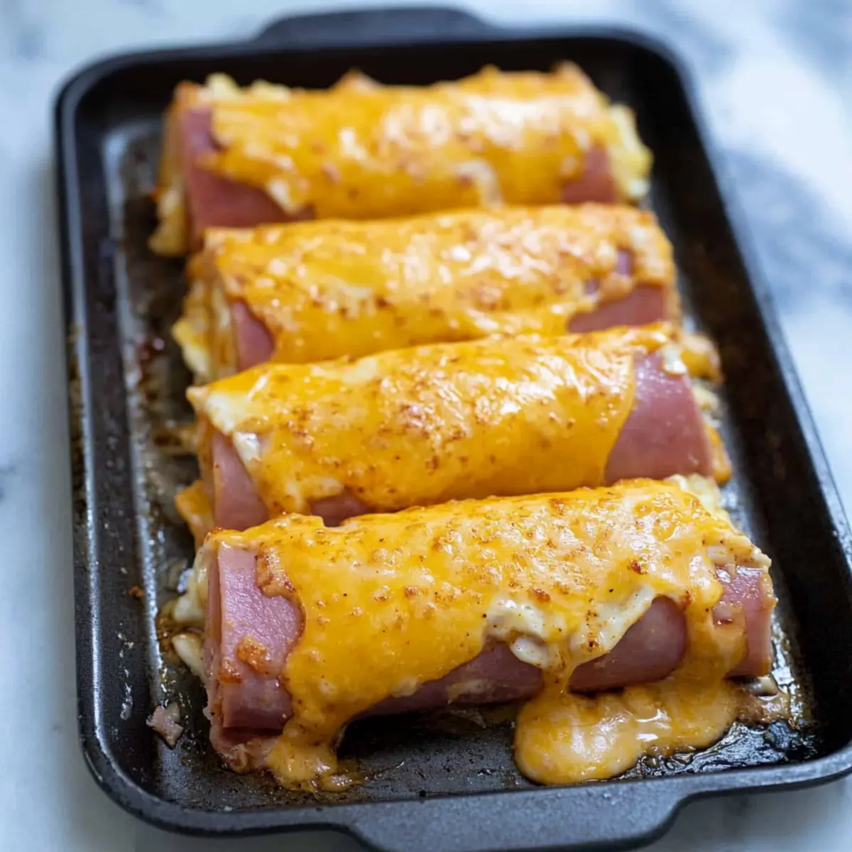 Ham Egg and Cheese Roll-Ups
