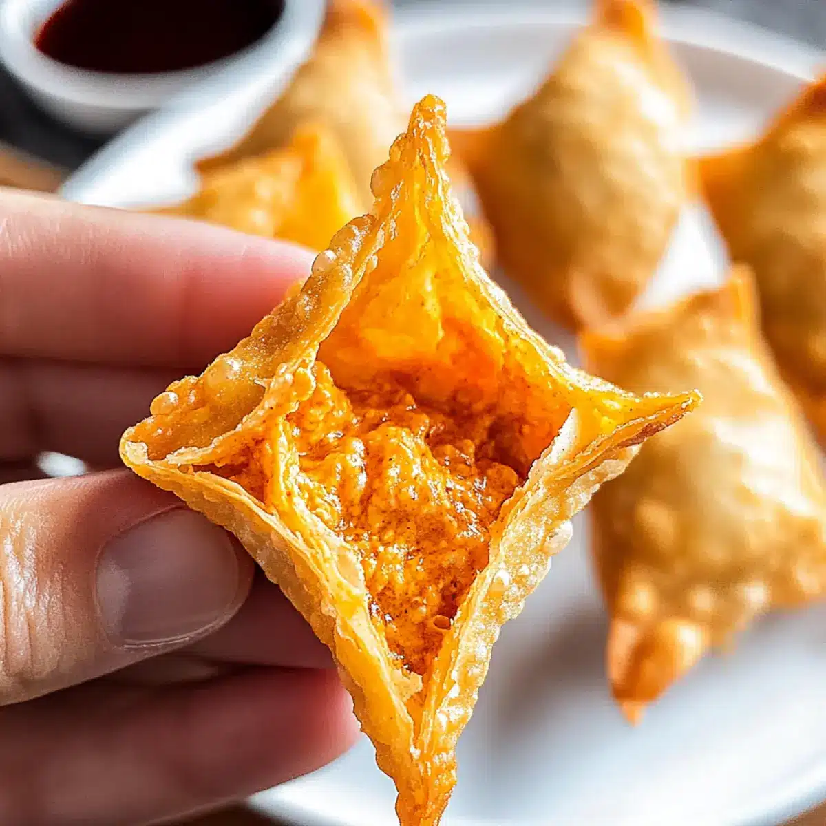 Buffalo Chicken Rangoons