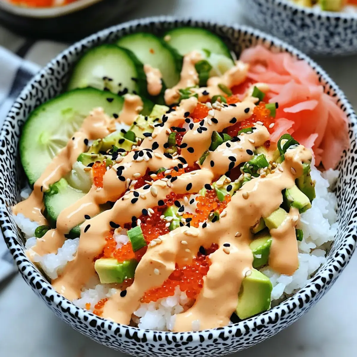 Easy California Roll Sushi Bowls