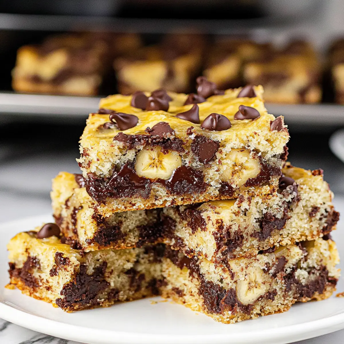 Chocolate Chip Banana Bars