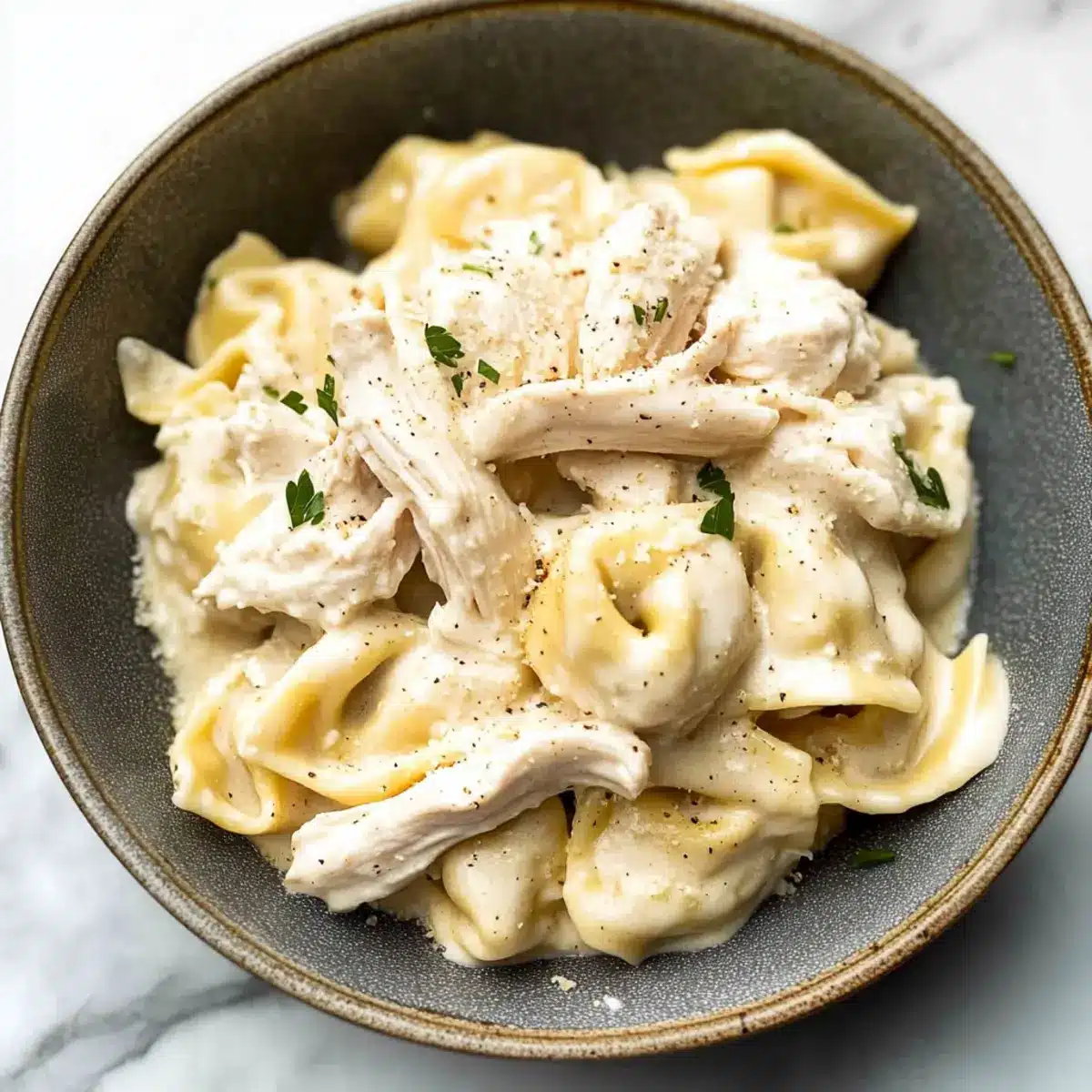 Chicken Tortellini Alfredo