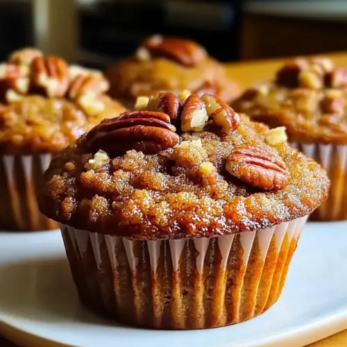 Pecan Pie Brown Sugar Muffins