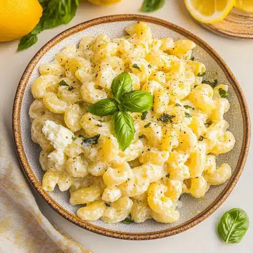 One Pot Pasta with Ricotta and Lemon