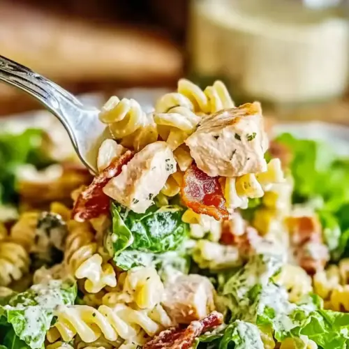 Chicken Caesar Pasta Salad