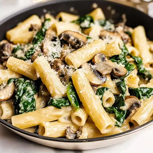 Spinach Mushroom Pasta