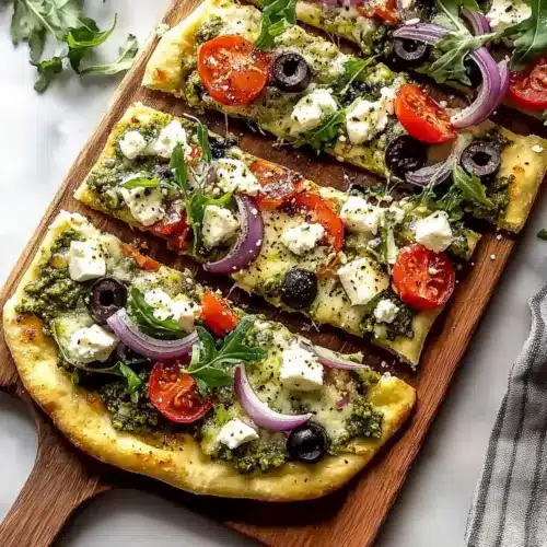 Best Mediterranean Flatbread Pizza