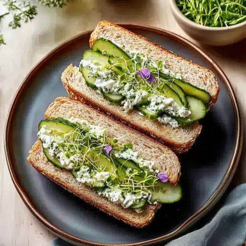 Easy Cucumber Salad Sandwiches