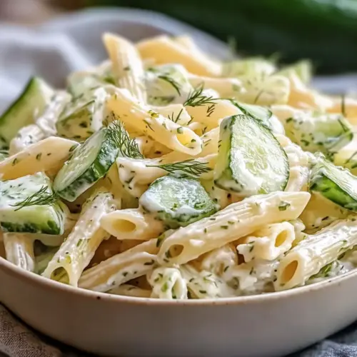 Healthy Cucumber Pasta Salad