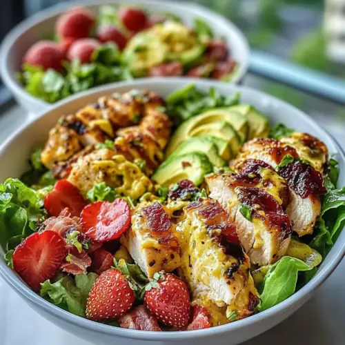 Easy Honey Mustard Chicken Salad