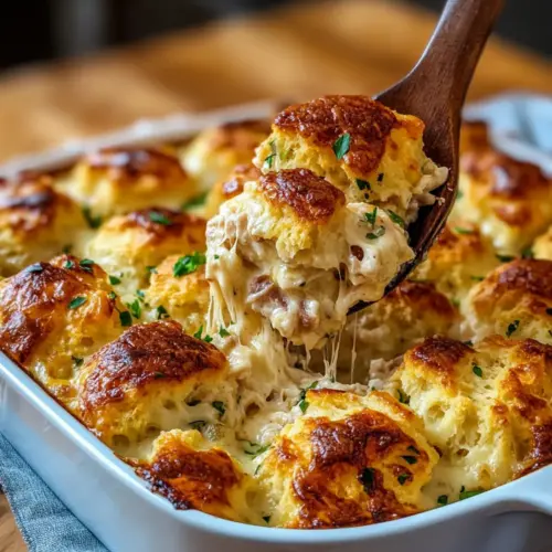 Chicken Bubble Biscuit Bake