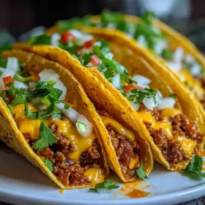 Oven-Baked Cheesy Tacos