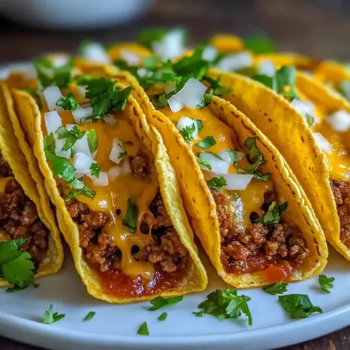 Oven-Baked Cheesy Tacos