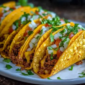 Oven-Baked Cheesy Tacos