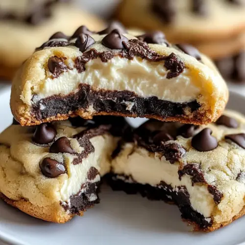 Cheesecake Stuffed Chocolate Chip Cookies
