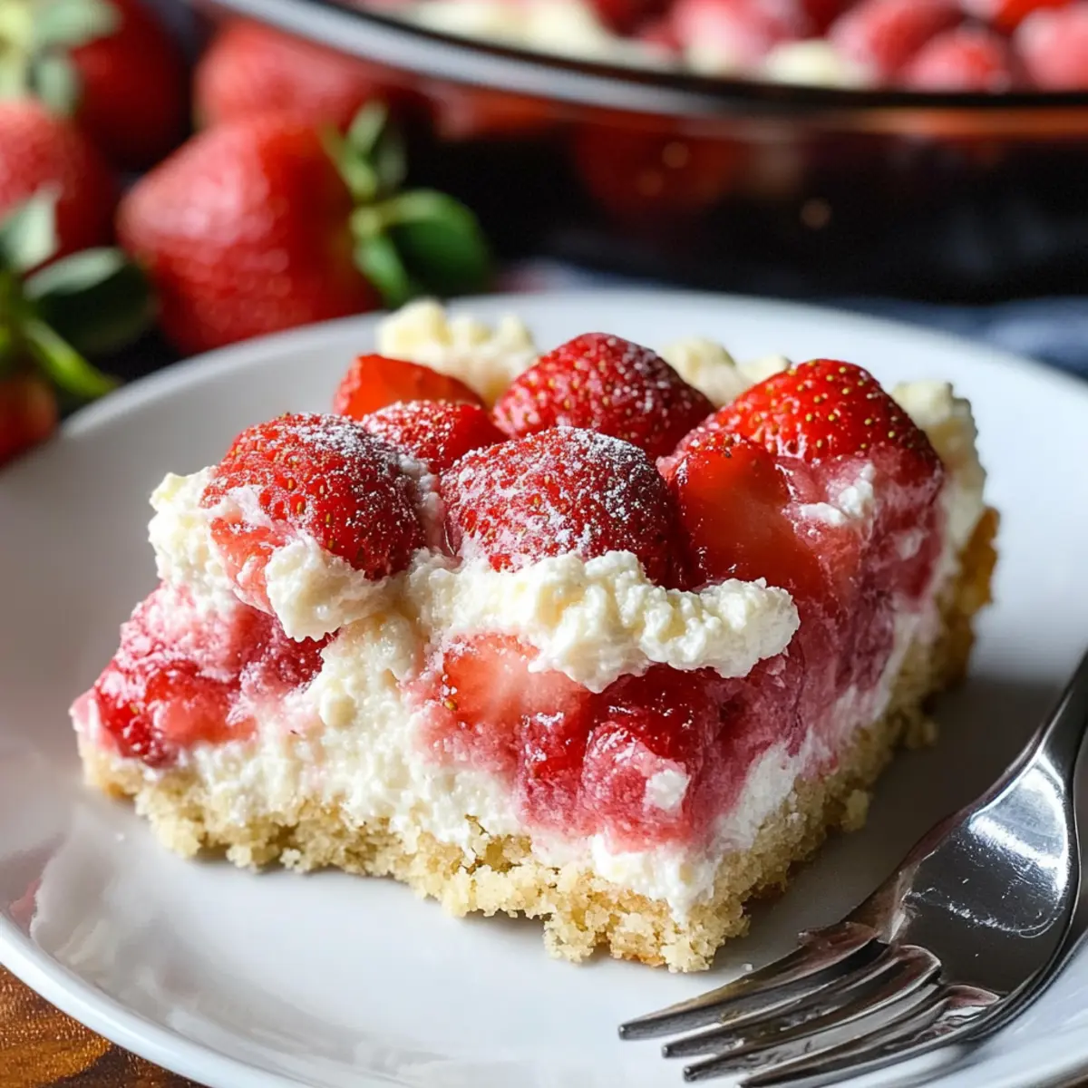 Strawberry Cheesecake Dump Cake
