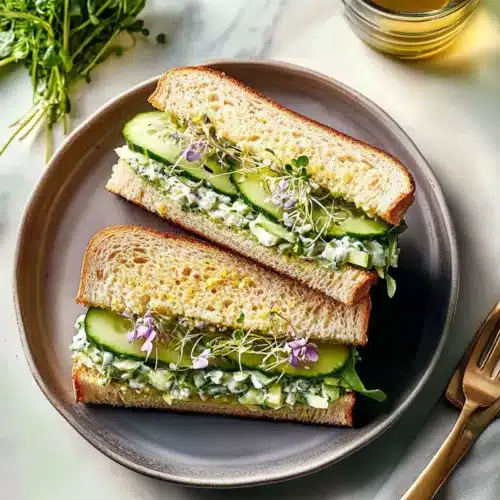 Easy Cucumber Salad Sandwiches