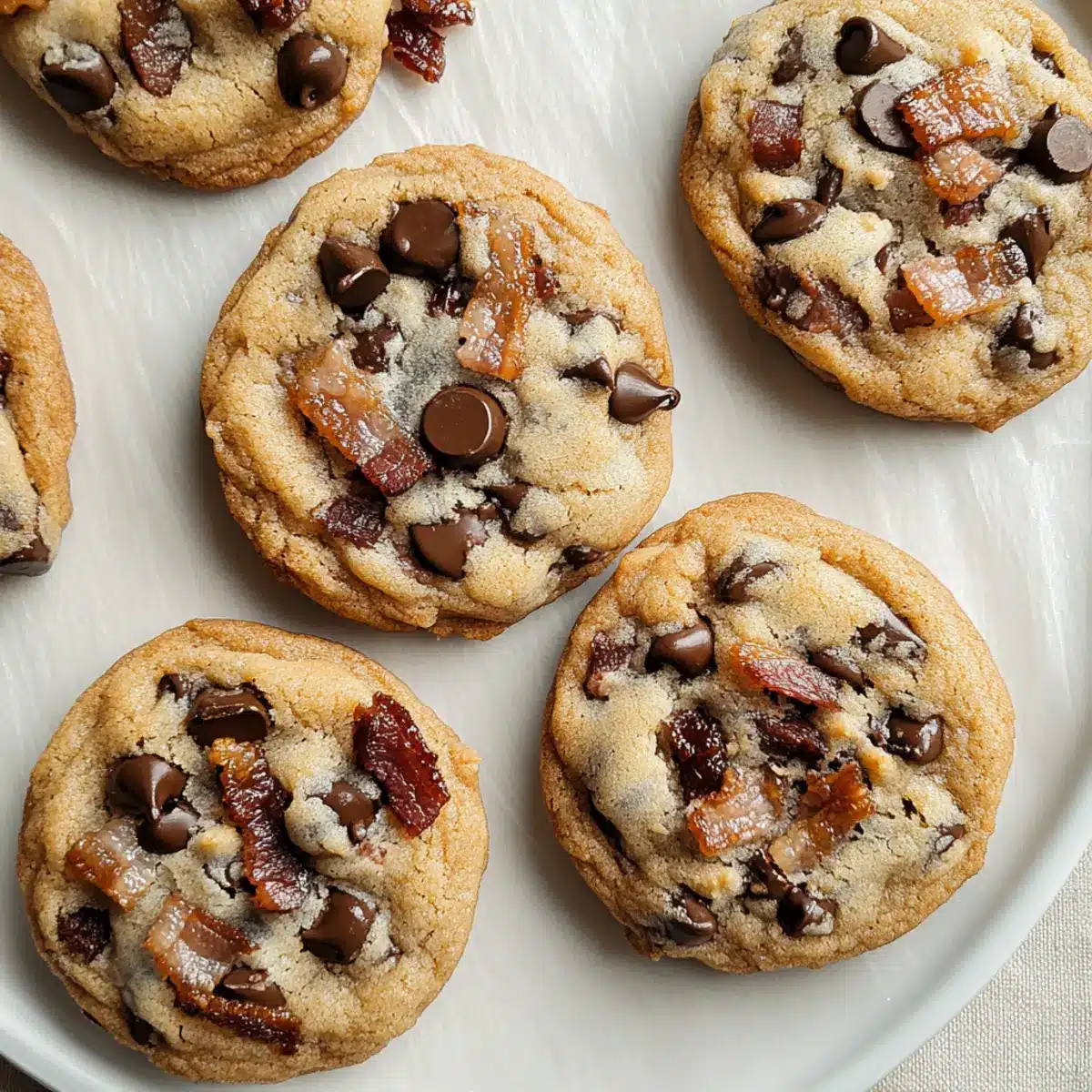 Maple Bacon Chocolate Chip Cookies