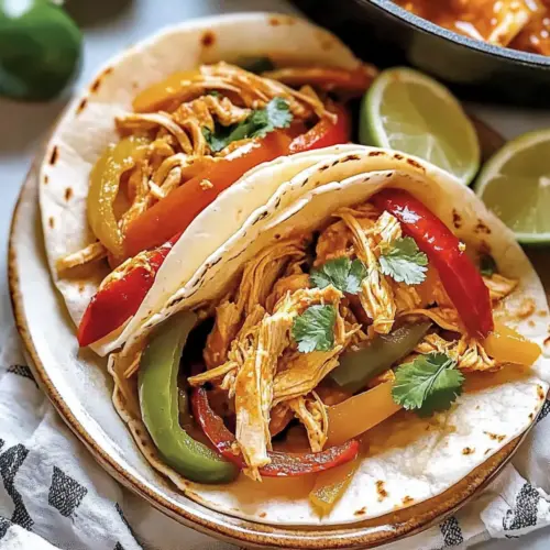 Mouthwatering Crockpot Chicken Fajitas