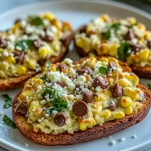 Mexican Street Corn Avocado Toast