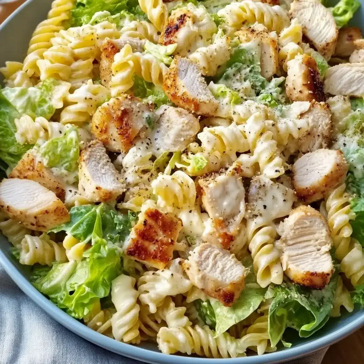 Chicken Caesar Pasta Salad