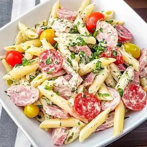 Italian Hoagie Pasta Salad