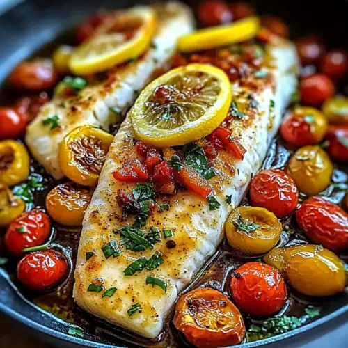 Mediterranean Baked Fish