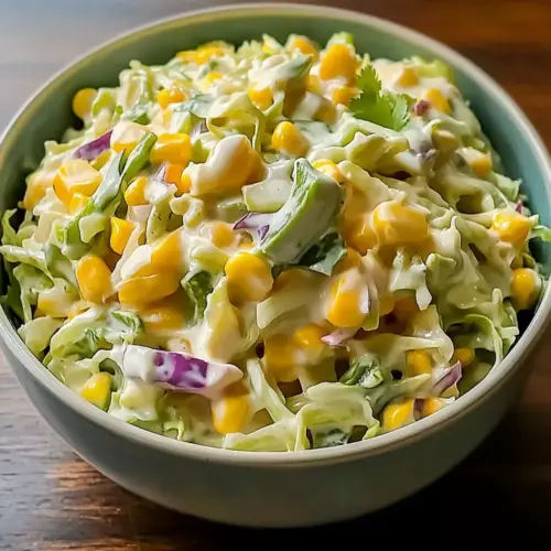 Jalapeno Corn Coleslaw