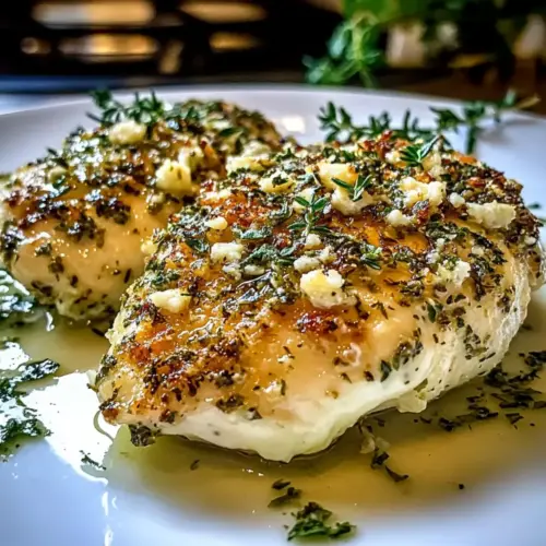 Herb-Crusted Baked Boursin Chicken