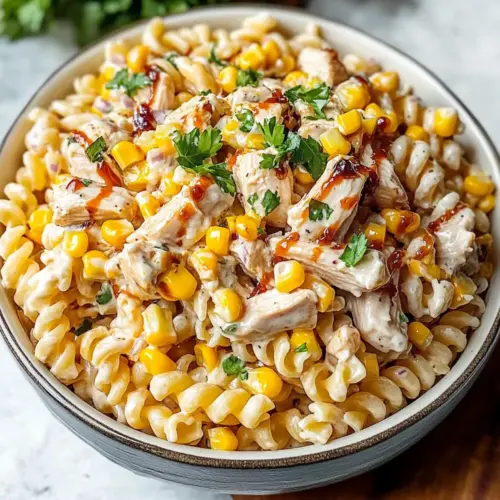 BBQ Chicken Pasta Salad