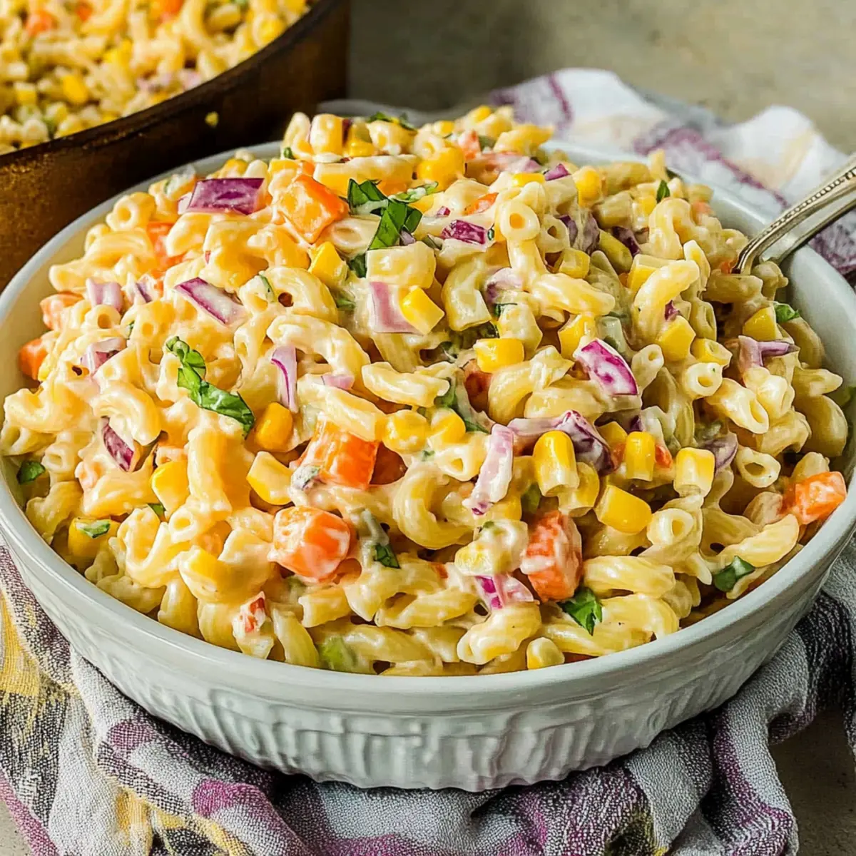 Coleslaw Pasta Salad