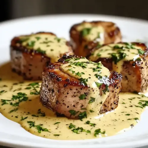 Pork Tenderloin with Creamy Dijon Sauce