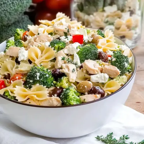 Broccoli and Chicken Pasta Salad