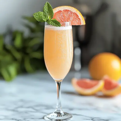 Grapefruit Mimosa Mocktail