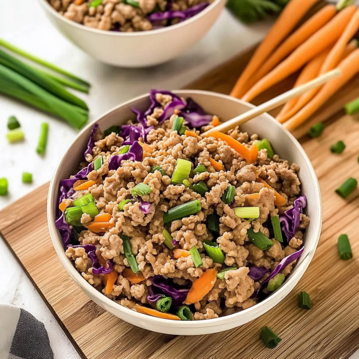 Pork Egg Roll in a Bowl